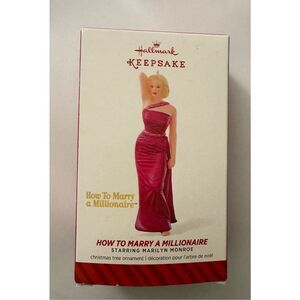 Hallmark‎ Keepsake Ornament 2014 How to Marry A Millionaire Marilyn Monroe - NEW